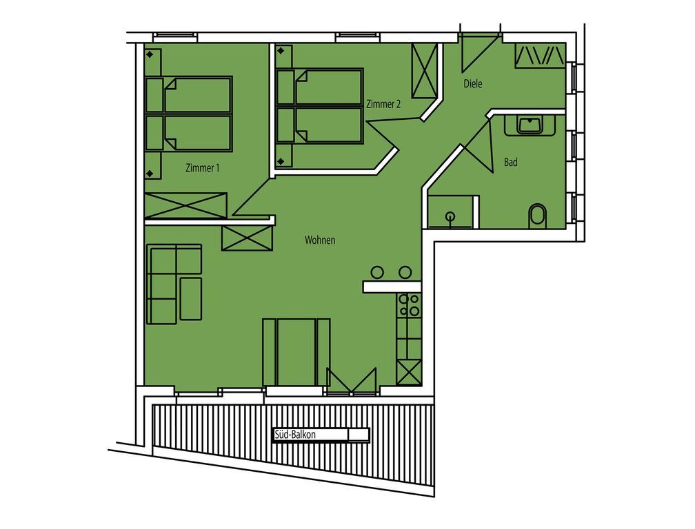 Kasperhof Apartments Innsbruck Top 6 - 7 Eksteriør bilde